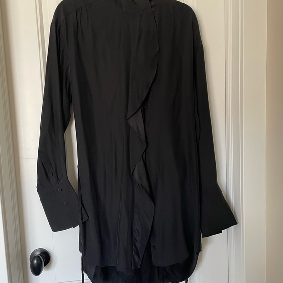 NWT Frame Cravat Collared Dress - Picture 2 of 5